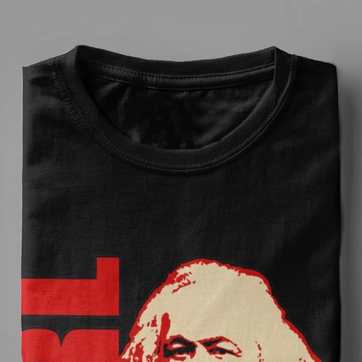 Autumn Winter Fashion Tshirts Karl Marx Socialist T Shirts Communism Premium Cotton Tops Fashion O Neck Male T-Shirts