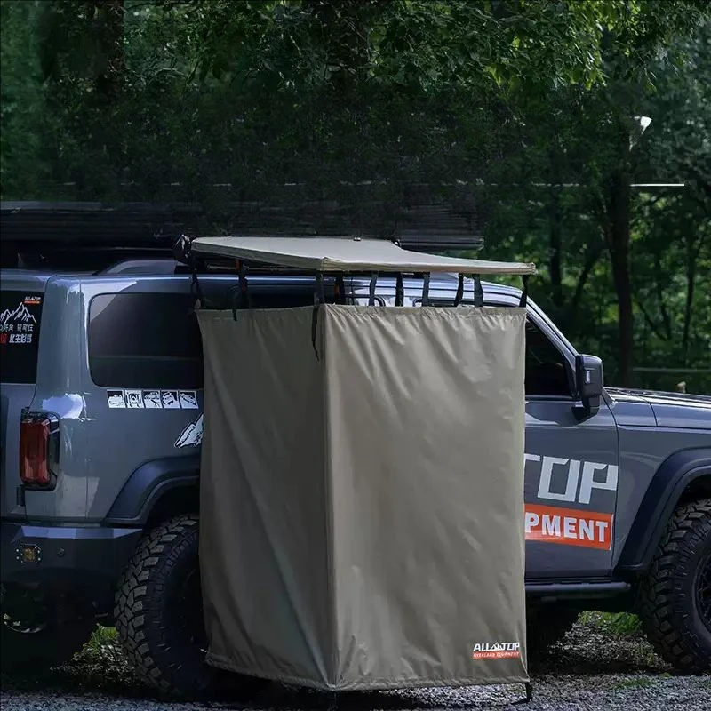 off-road vehicle side tent, outdoor shower tent, waterproof and sunscreen outdoor bath