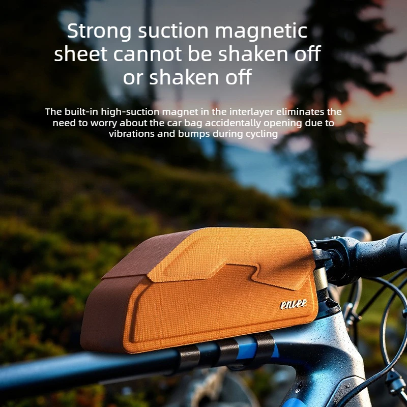 

ENLEE Self Road Car Tube Bag Magnetic Flip Mountain Bike Front Beam Bag Waterproof Saddle Bag Cycling Equipment