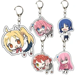 6CM Charm Anime Bocchi the Rock 아크릴 키 체인 모델 코스프레 캐릭터 장식 Accesorios 상품 컬렉션 선물