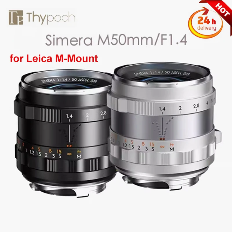 

Thypoch Simera 50mm F1.4 ASPH Camera Lens Full Frame Manual Focus Lens For Leica M Mount Camera For M-M M3 M6 M7 M8 M9 M9P M240