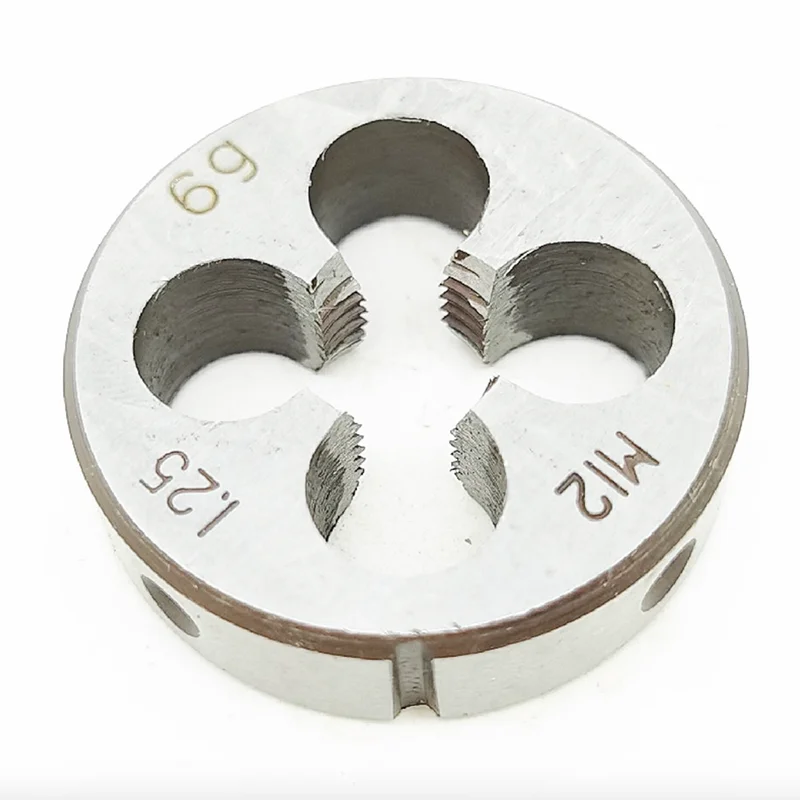 1PCS Non-adjustable Round Die Alloy Steel M26M27M28M29M30M31M32M33M34 X1 1.5 0.75 0.35 1.75 1.25 2 2.5 3 2 Screw Threading  Dies