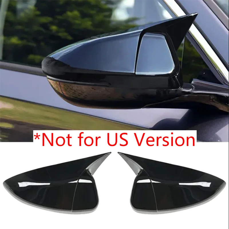 

For Honda Accord 10th 2018-2022 Side Mirror Cover Frame ABS Plastic Glossy Black Car Exterior Styling Accessories