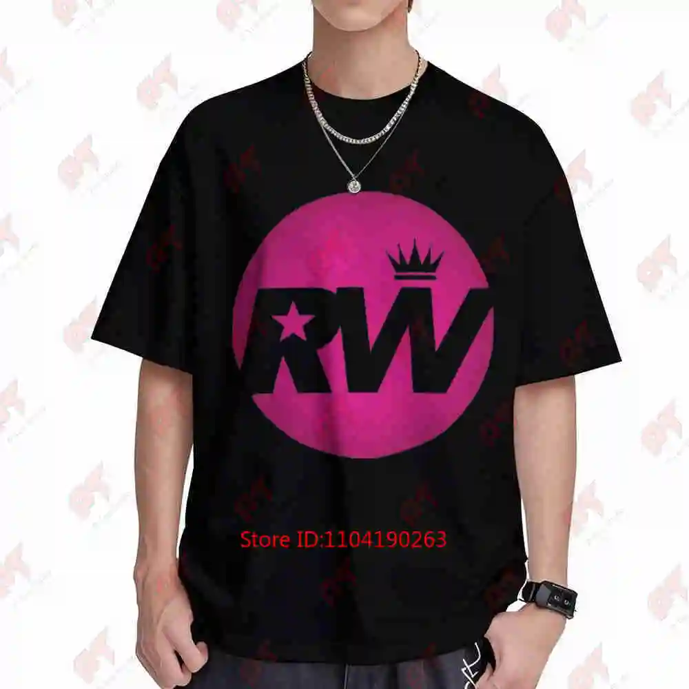 Robbie Williams RW Crown Short Sleeve Tee 100% Cotton T-Shirt