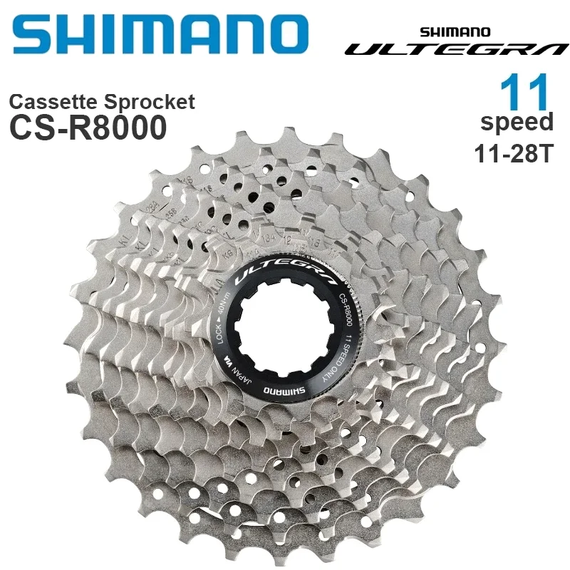 

SHIMANO 105 R7000 ULTEGRA R8000 11-Speed Road Cassette Sprocket CS-R7000 CS-R8000 12-25T 11-28T 11-30T 11-32T