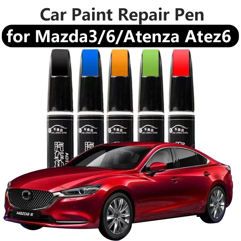 Car Paint Repair Pen for Mazda 3 6  Atenza Atez 6  Touch Up Paint Scratch Repair Accessories Black White Red Blue