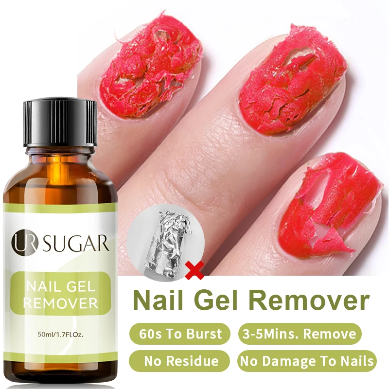 UR SUGAR 50 مللي جل أظافر سريع إزالة 3-5 دقائق مزيل سريع ماجيك نظيف ديجريسير حذف شبه دائم مانيكير مسمار الفن #1