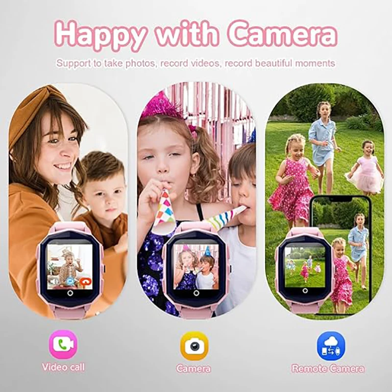 Wonlex 4G เด็กสมาร์ทนาฬิกา GPS WIFI Video Call SOS เด็กสมาร์ทนาฬิกากล้อง Tracker Location เด็กนาฬิกาโทรศัพท์ KT20S