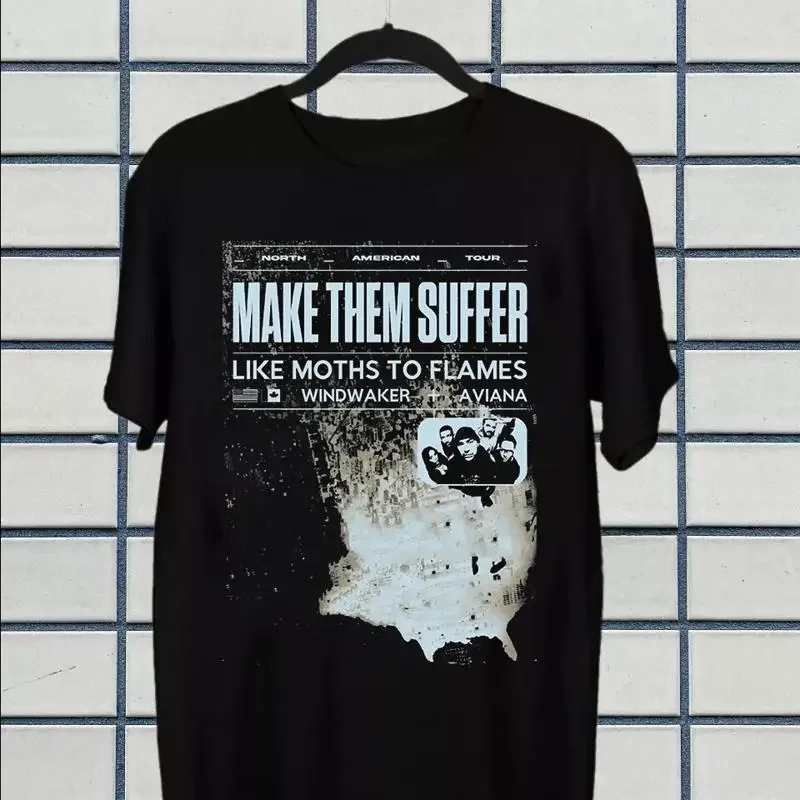 Make Them Suffer Band North America Tour 2025 T shirt Full Size S 5XL