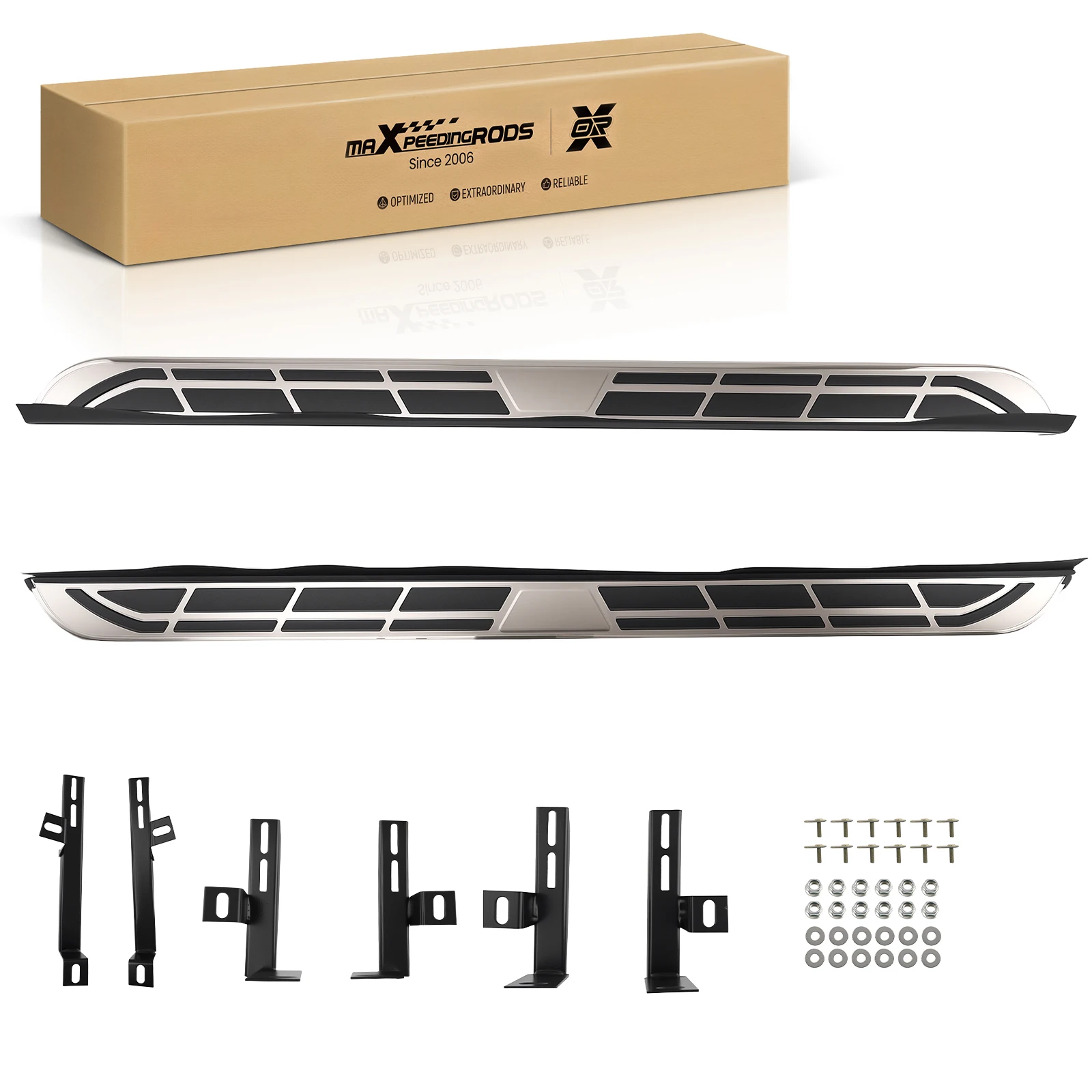Side Step Bars Running Boards for Infiniti JX35 QX60 2013-2021 Anti-Slip Nerf Bars Heavy Duty Side Steps Running Boards