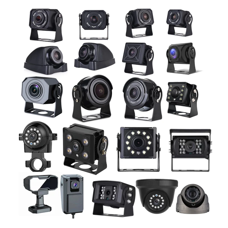 High Quality 4CH High-capacity 360 Bird View Degree Round View Syst Panorama Bus MDVR Car DVR cameras Set With 4 Son y cameras