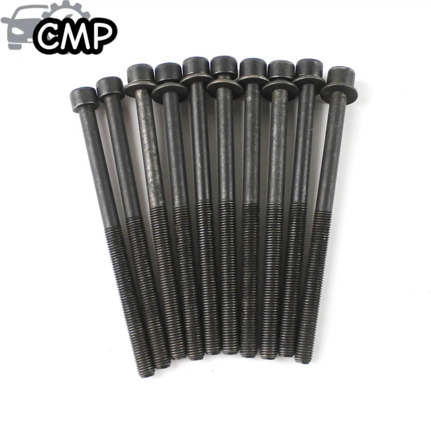 

10pcs G4KJ Engine Head Bolts Set 223202C400 Fit For HYUNDAI KIA 2.0L 2.4L Car Engine Head Bolts Replacement Parts