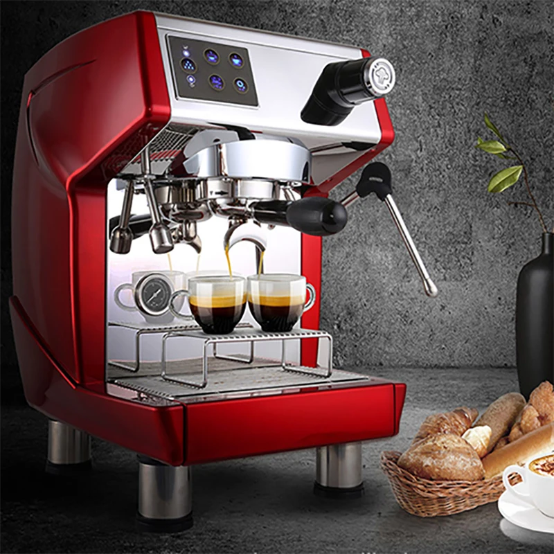Stainless steel coffee machine for commercial espresso production 3