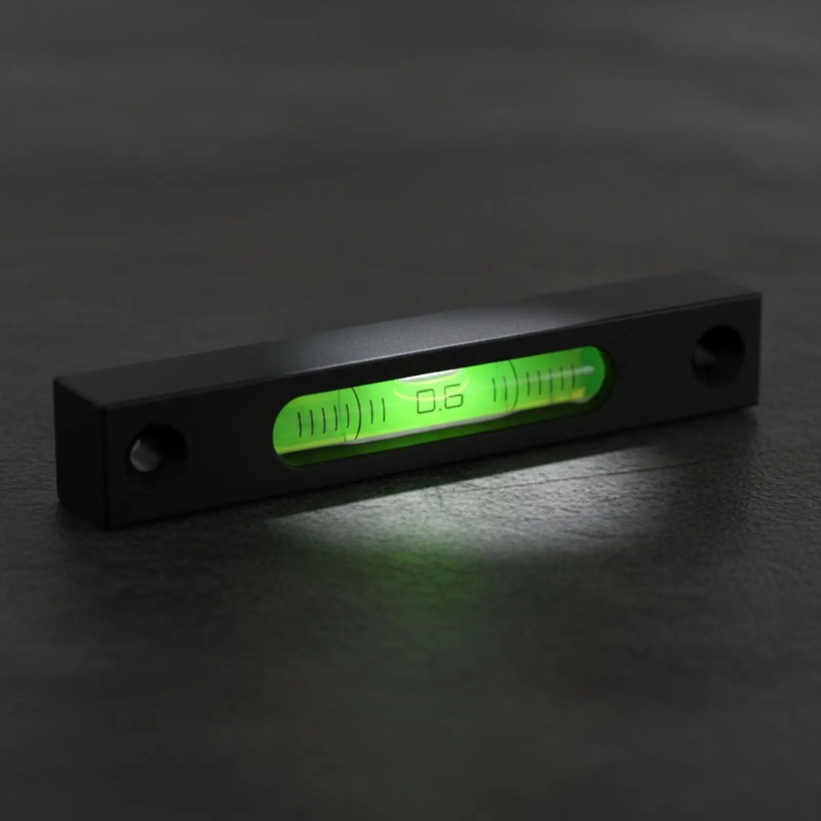 Compact Metal Straightedge Level Tool with Graduated Markings for Precise Leveling and Bench Alignment in Construction Projects