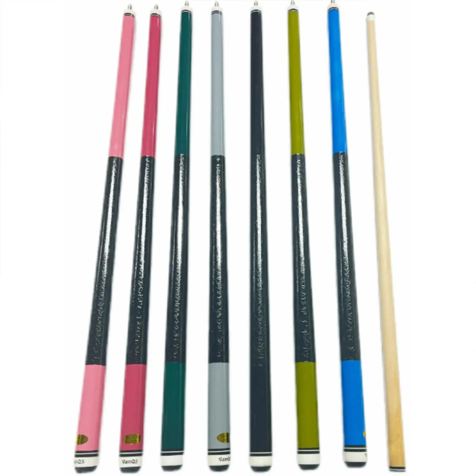 Wooden Pool Cue 13mm Tip Two Section Cue Stick Professional Billiard Stick for Club and Home Game