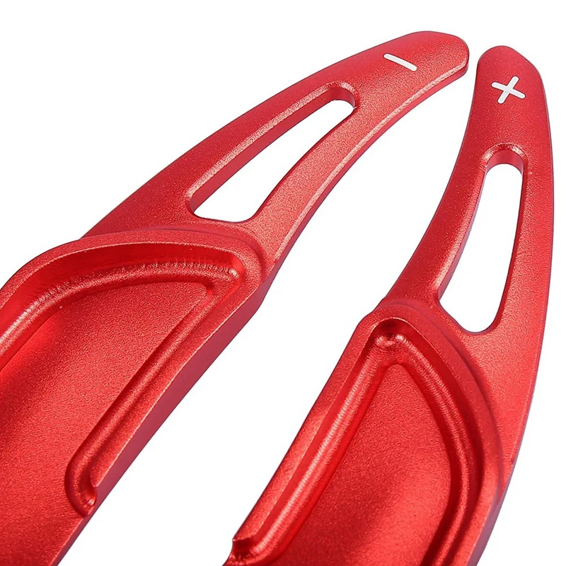 Steering Wheel Shift Paddles Extender Quick Shift DSG Sticker For Mercedes-Benz AMG A45 C63 G63 GLC43 GLE63 SL63 Red