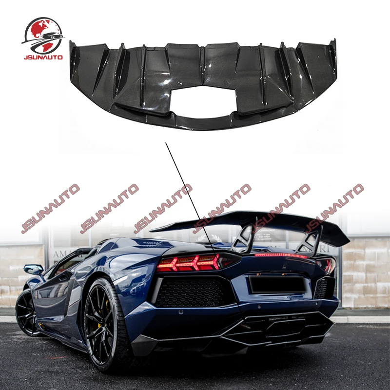 

Carbon Fiber Auto Accessories For Lamboghini Aventador Lp700 Rear Diffuser Carbon Rear Lip Splitter D Style Body Kit For LP720