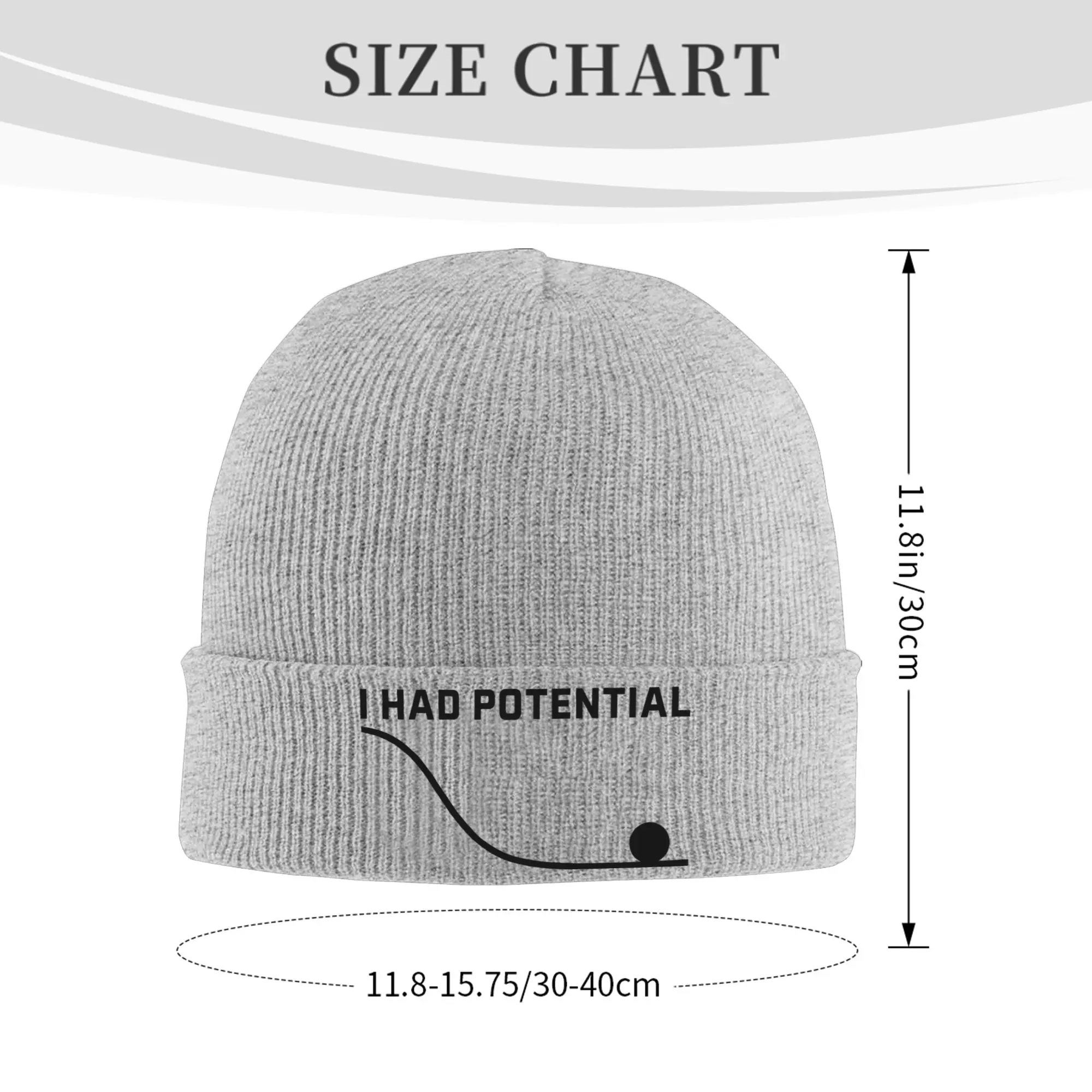 I Had Potential Project Hail Mary  Hat Autumn Winter Beanies Street Funny Meme Caps Men Women Acrylic Knitted Hat