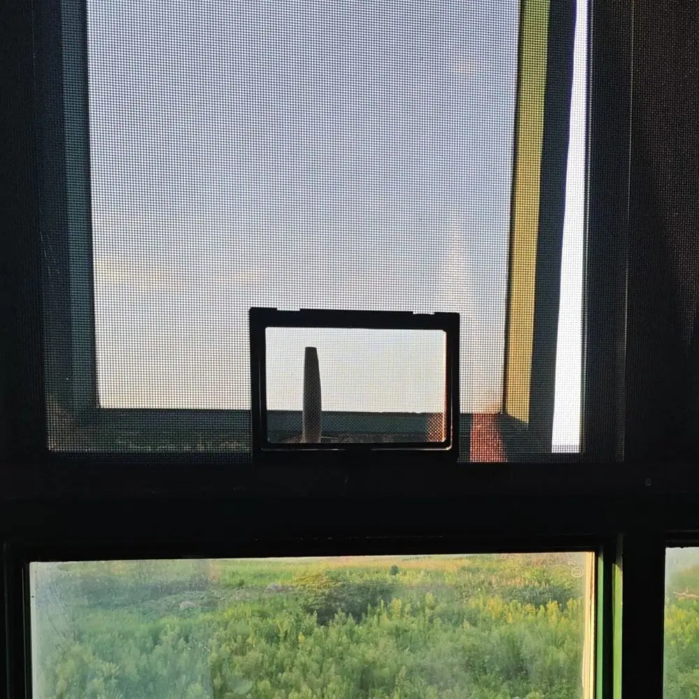 Practical External Opening DIY Window Screen Invisible Anti-Fly Insect Screen Net Removable Anti-Mosquito Small Windows Balcony