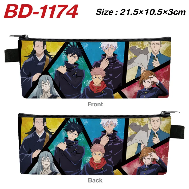 Jujutsu Kaisen Cartoon Stationery Pencil Pouch Stationery Pencil Bag Anime Student Supplies