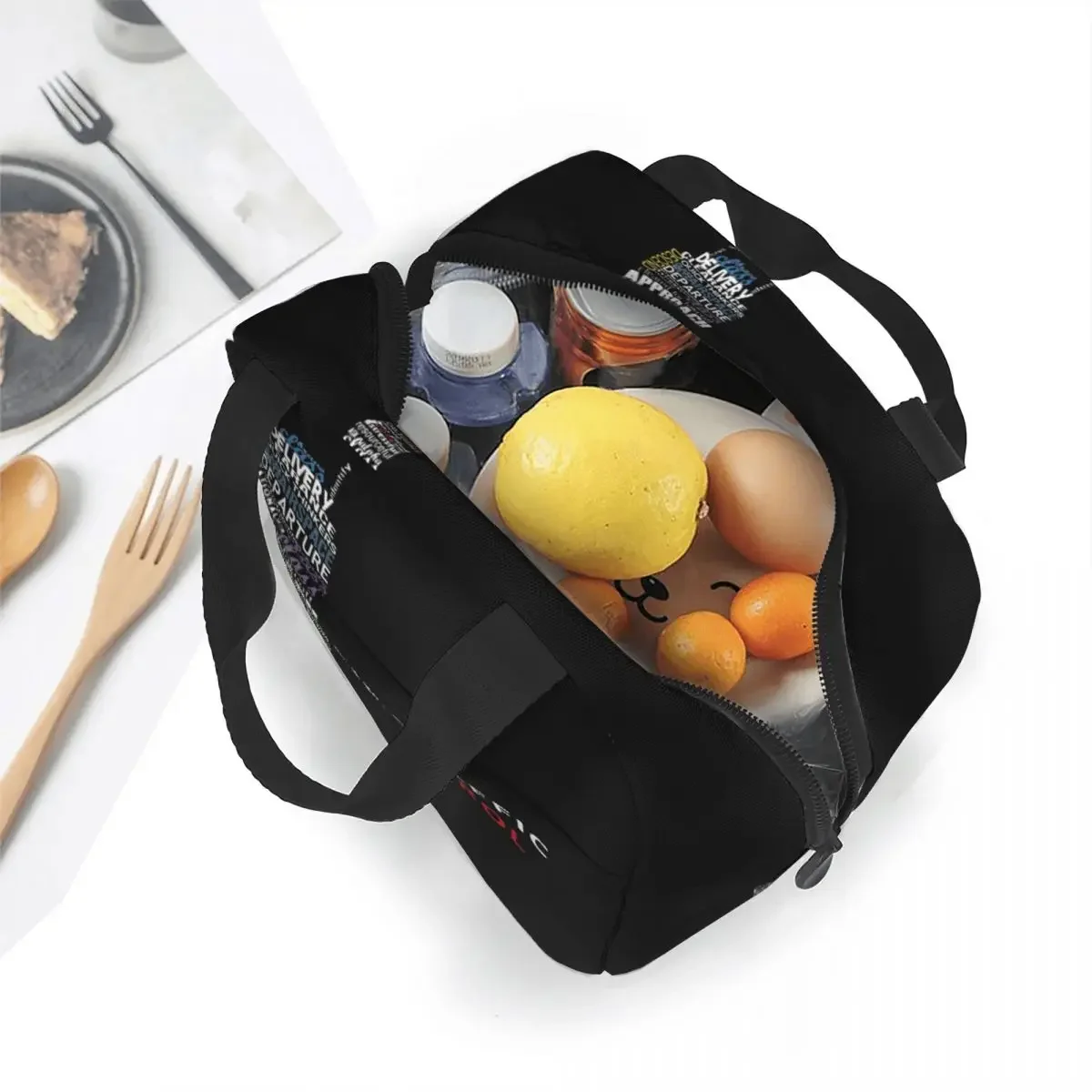 Air Traffic Controller Insulated Lunch Bag Cooler Bag Lunch Container Pilot Airplane Aviation Plane Fighter Tote Lunch Box