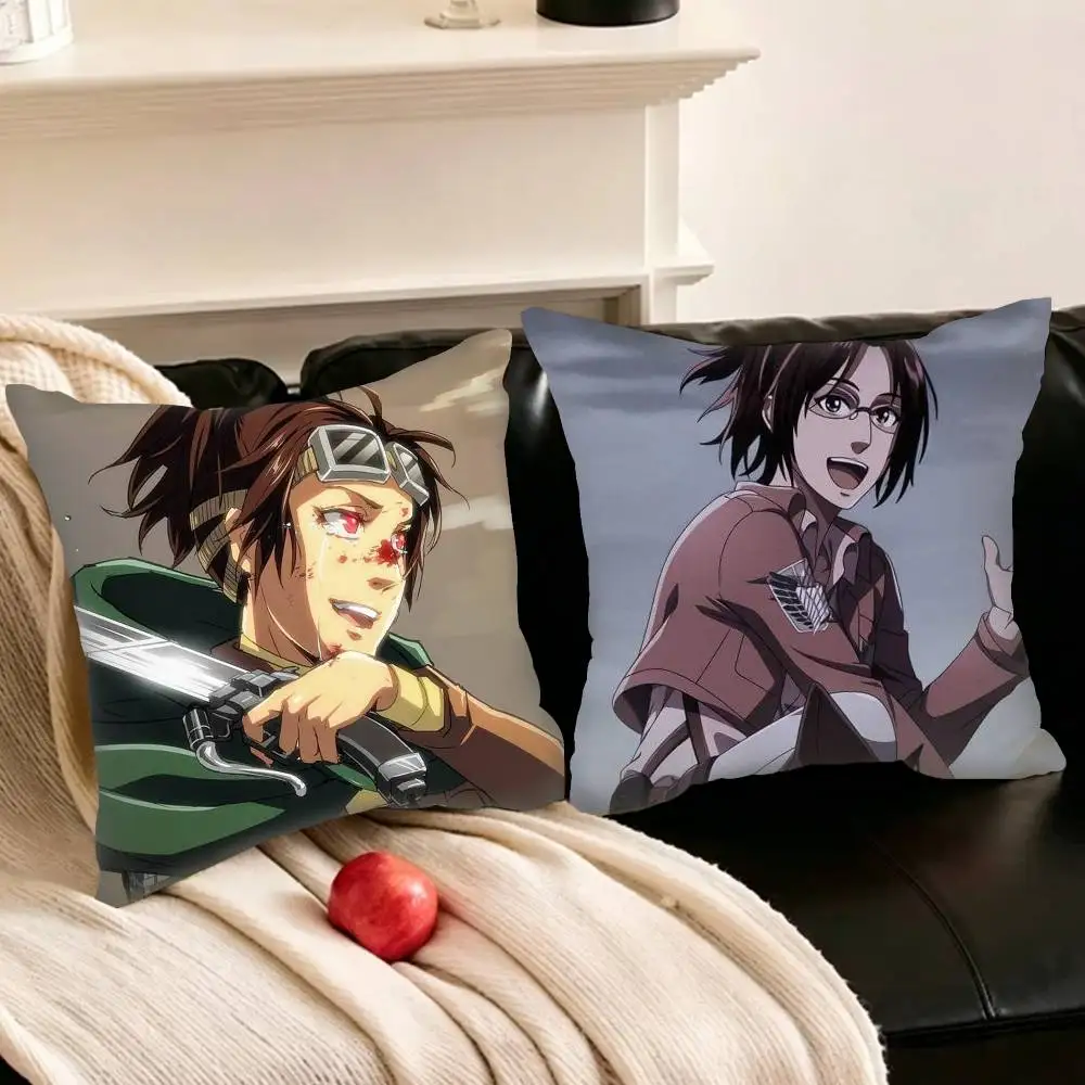 

A-Attack on Titan H-Hange Zoe-S Pillowcase for Sofa Room Office Decor Printing Protector Cushion Cover Valentine gift Custom