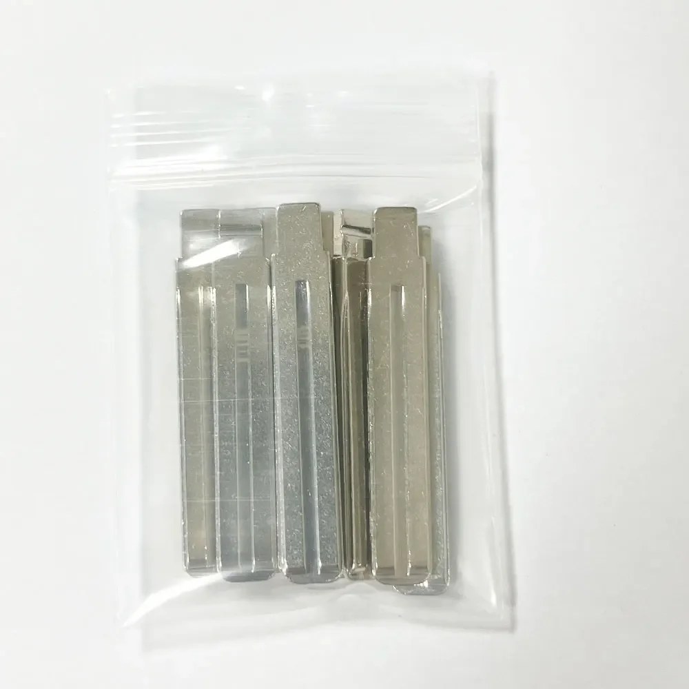 10pcs 24# NE66 Metal Uncut Blank Flip KD Remote Key Blade for Keydiy KD Xhorse VVDI for Volvo S80 Remote Car Key Blade