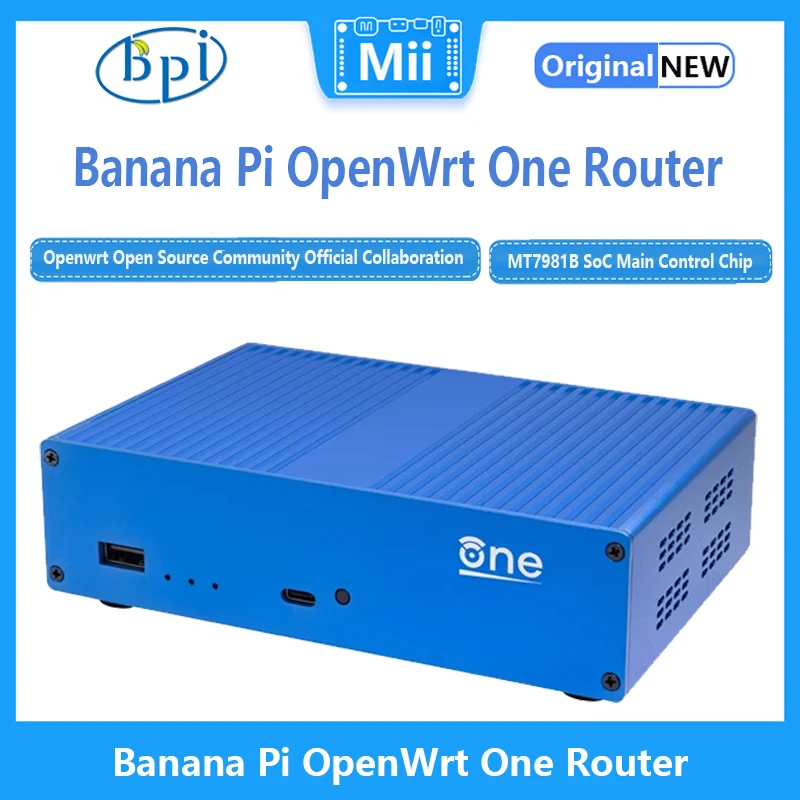 Banana Pi OpenWrtOne Router Board MT7981B Chip Solution WiFi6