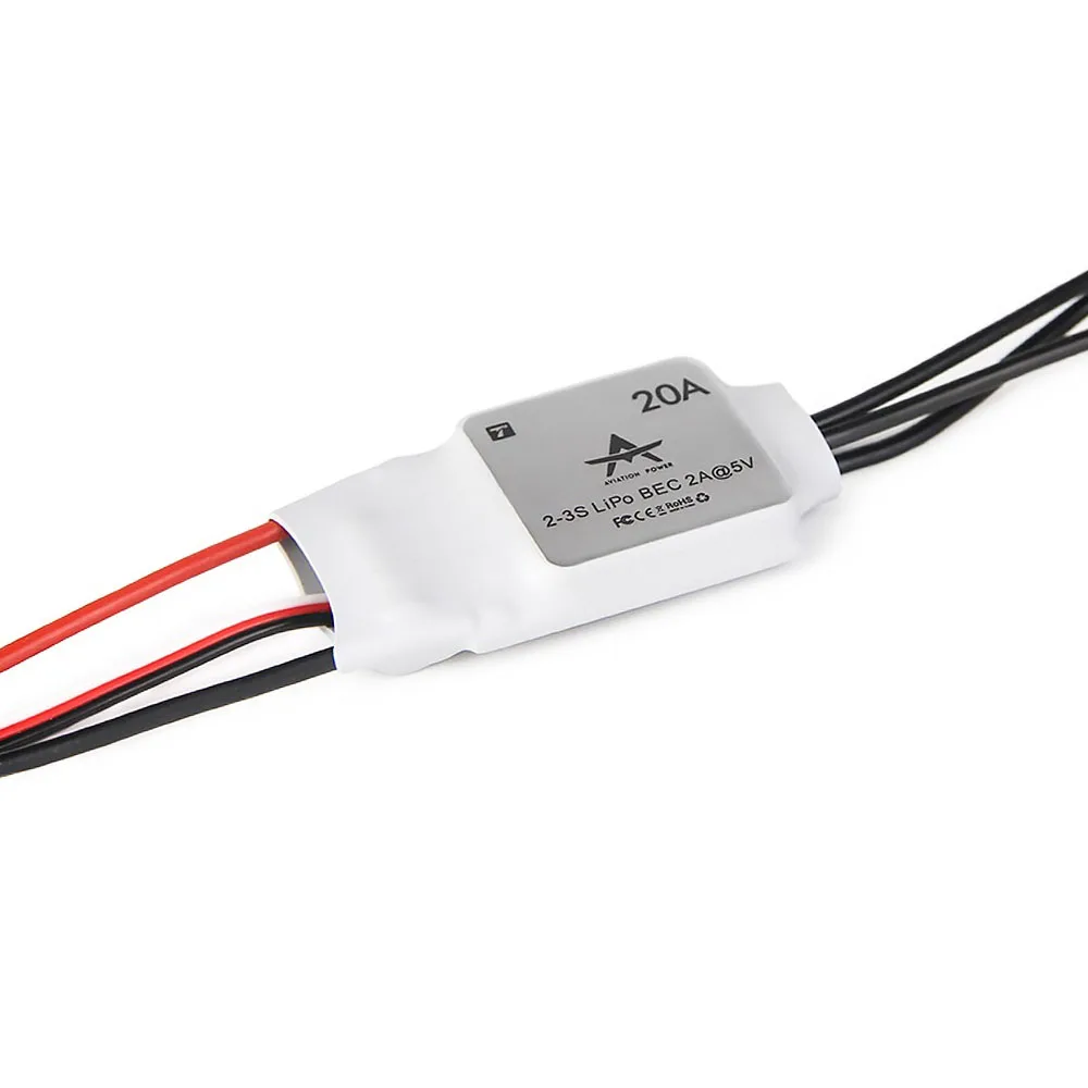 T-MOTOR do serii ESC do 20A regulator prędkości 2-3s obsługuje wyjście BEC