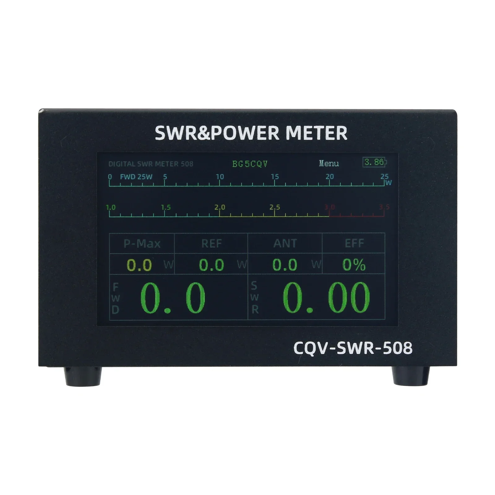 

2026 CQV-SWR-508 1.8-54MHz 200W SWR & Power Meter Digital PWR SWR Meter with 4.3" Color Touch Screen