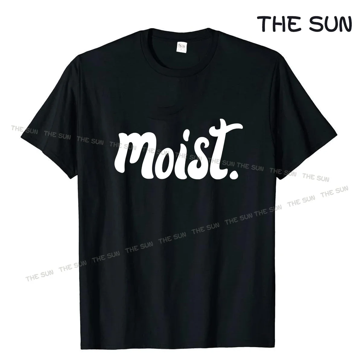 

Mens Moist Funny Gift Gross Slogan Tee Graphic Women Cotton Harajuku Casual T-Shirt Street Fashion Short Sleeve Clothing