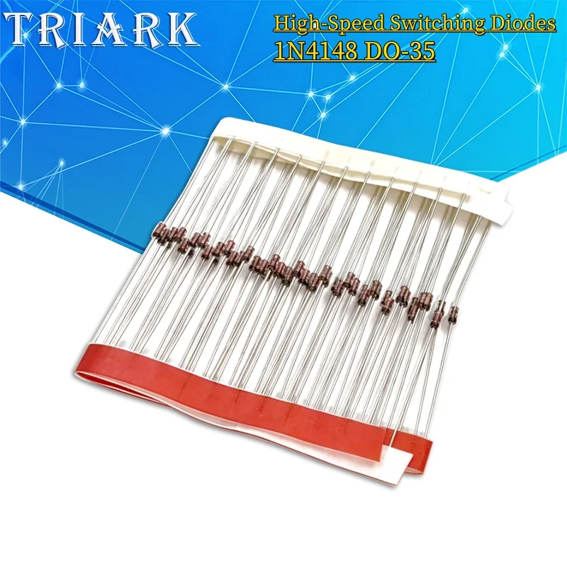 50/100/1000PCS 1N4148 IN4148 DO-35 High-Speed Switching Diodes