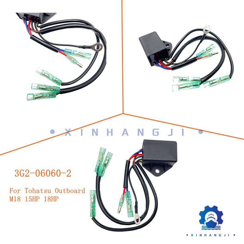 Conjunto de unidad CDI 3G2-06060-2 para fueraborda Tohatsu Nissan 9,9/15/18/30 HP NS15 N18,3G2-06060-1,3G2-06060,3G 2060602 ,3G 2060602 Barco M