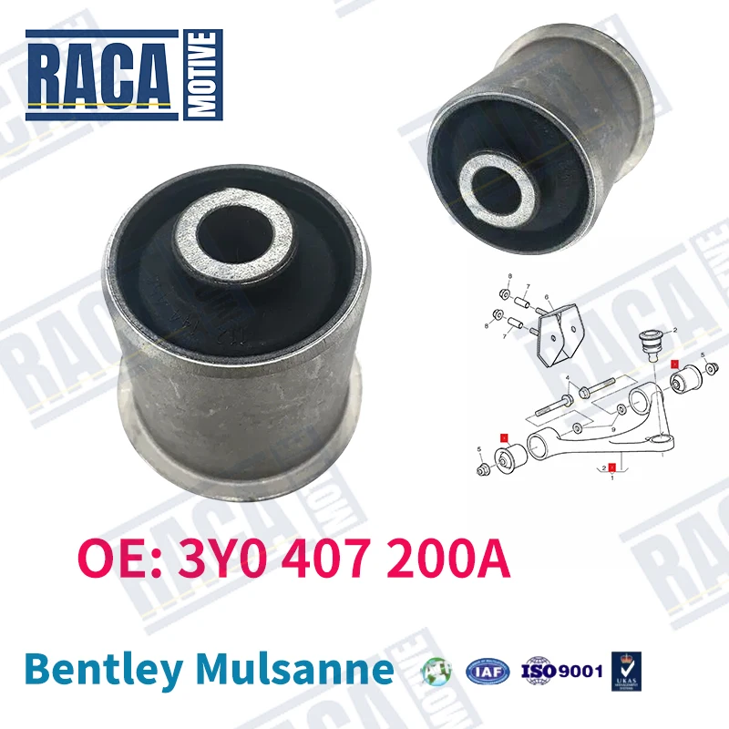 For Bentley Mulsanne 2010-2022 Front Suspension Control Arm Bushing Kits 3Y0407200A 3Y0407200B