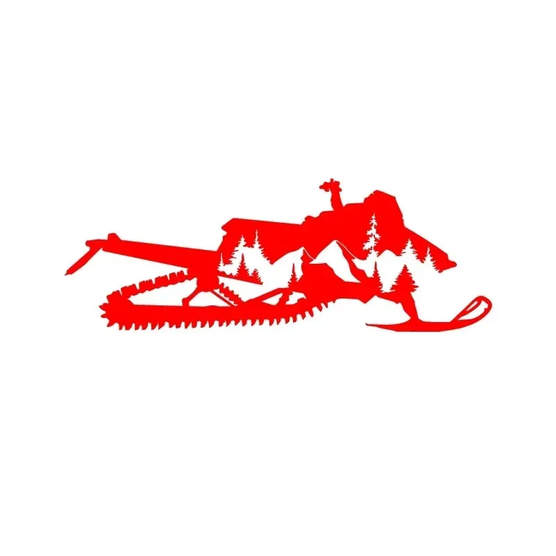 

Car Stickers Mountain Snowmobile Adventure Vinyl Decals for SUV RV Camper Offroad Starry Car Decor Snowmobiling Laptop Decor