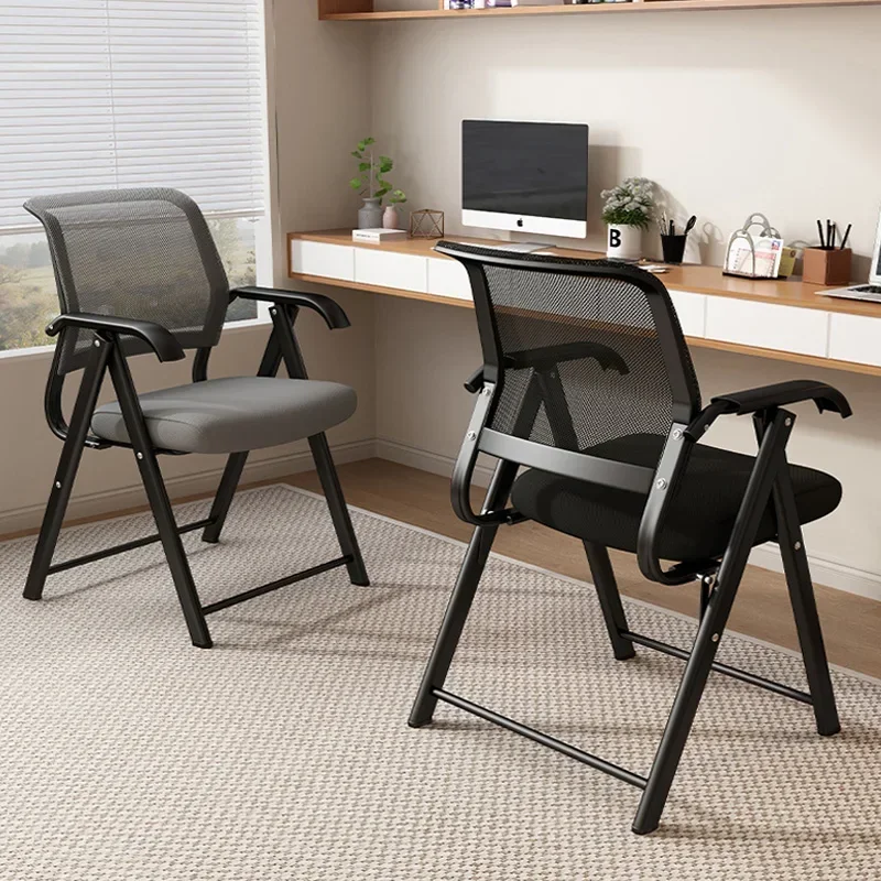 Folding Chair Home Computer Chair Leisure Backrest Chair Office Chair Sedentary Comfortable Student  Chair
