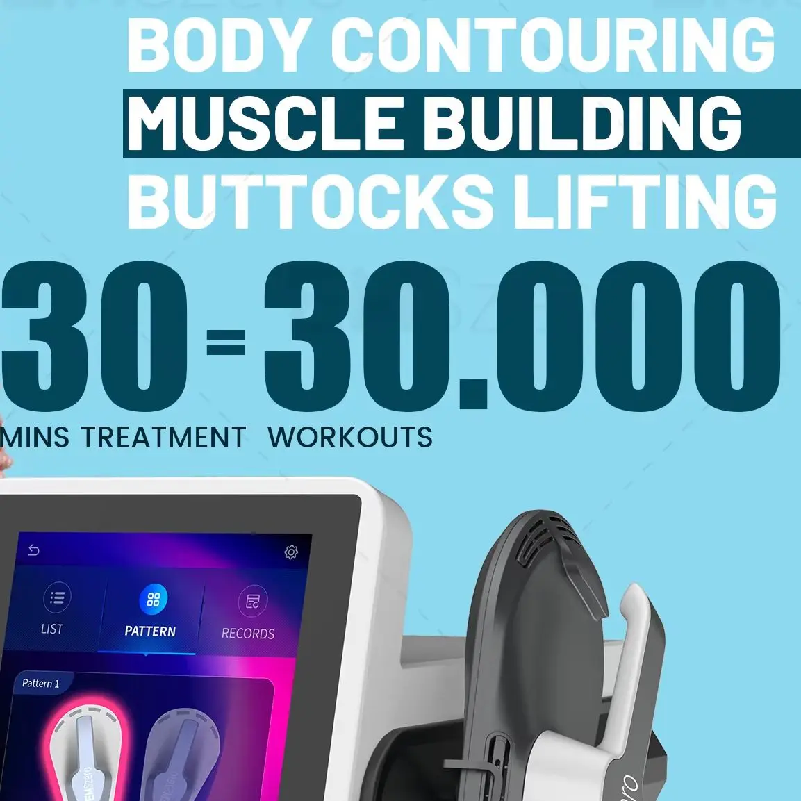 MYOslim 7500W HI-EMT Body Sculpt Machine EMSZERO RF Sculpting Weight Loss Burning Fat Slimming Salon Equipment
