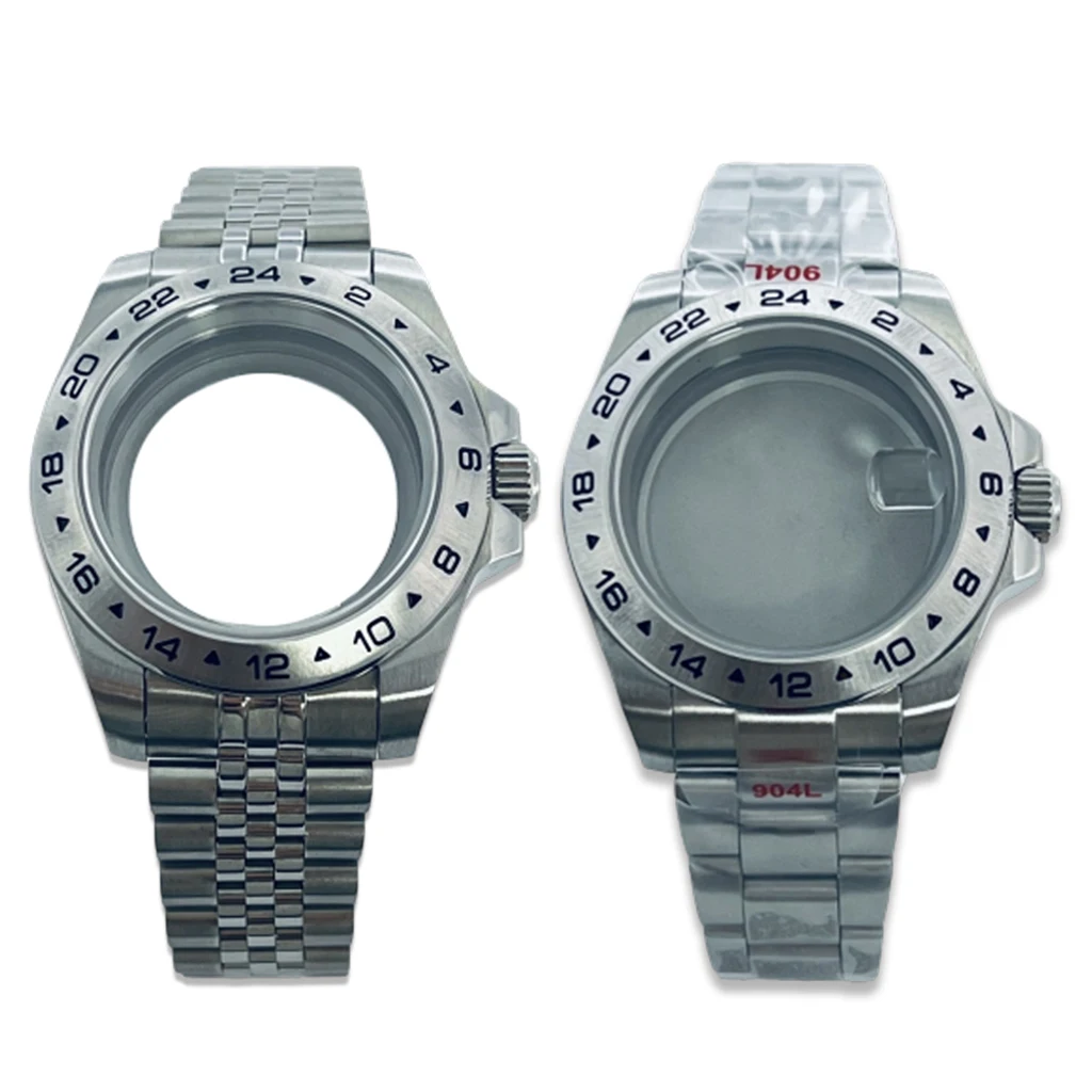 

High Quality 40mm NH34 NH35 NH36 NH38 NH39 NH70 NH72 ETA2824 PT5000 Watch Case Sapphire Crysta Fixed Bezel