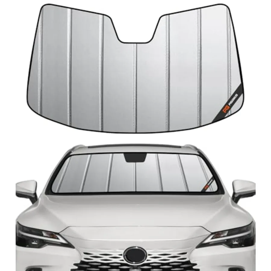 

Windshield Sun Shade for Lexus RX 2023-2026 Front Window Sunshade - Safeguard, polyester fabric, black, foldable UV-blocking