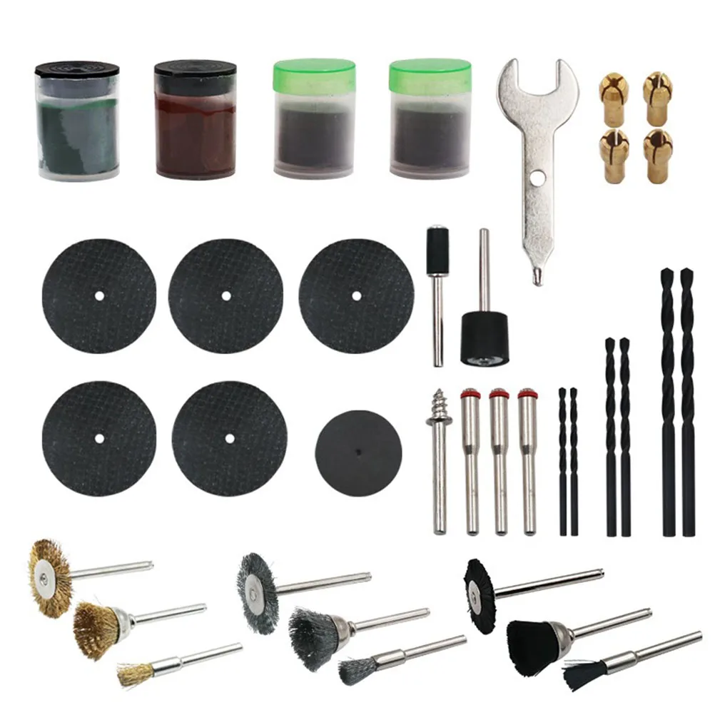 

161 PCS Electric Grinding Accessories Set Rotary Tool Polishing Tools Kit Suite Bits