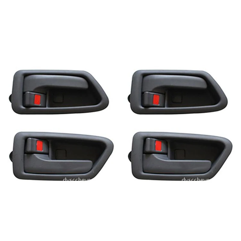 4Pcs/Set New Rear Left Right Inside Door Handle for Toyota Camry 1998-2001 69205-AA010 69206-AA010