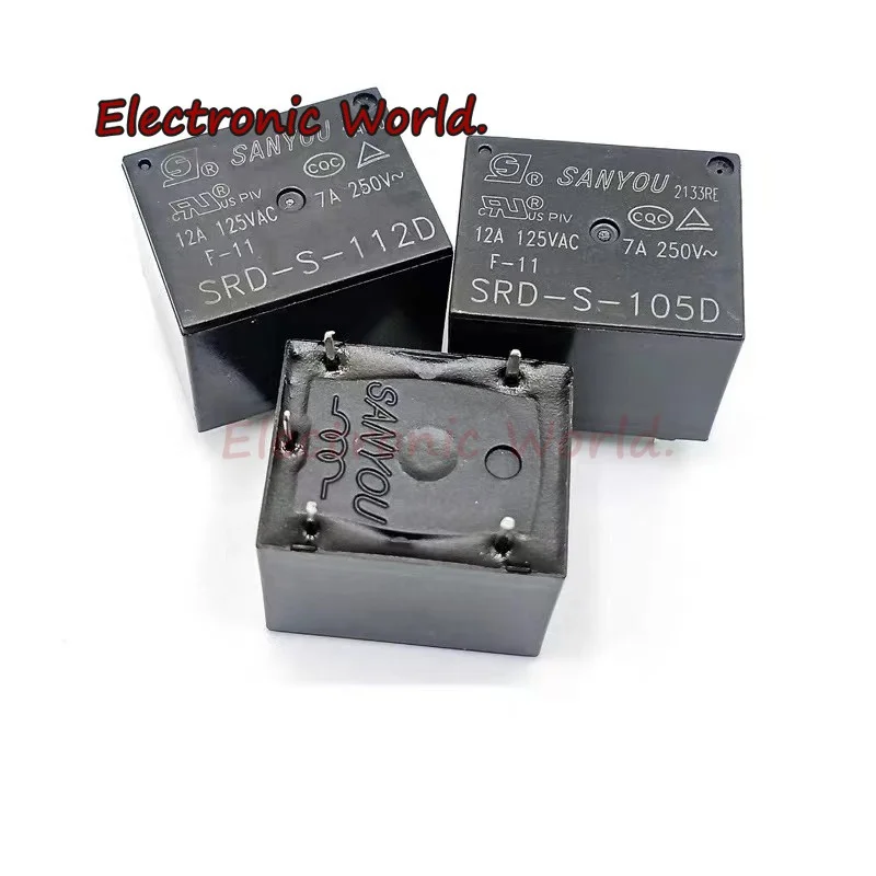 Relay SRD-S 105D 112D 124D 4Pin 5Pin SRD-S 105DM 112DM 124DM DC5V 12V 24VDC 100% new Original