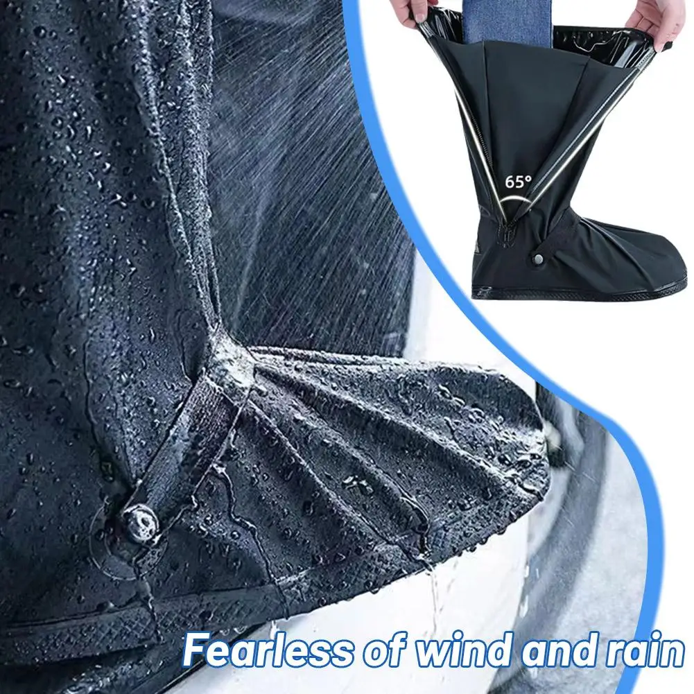 Cubierta de zapatos de agua para exteriores, cubierta de tubo alto, impermeable, antideslizante, lluvia, ciclismo, servicio de juego, vadear en motocicleta, pesca, senderismo, P K3E1