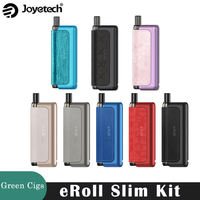 Original Joyetech eRoll Slim Kit 13W 2ml 480mAh Battery with 1500mAh Charging Case 0.8ohm/1.0ohm Mesh Coil E Cigarette Vaporizer