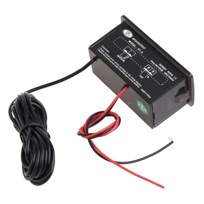 Sonda per misuratore temperatura termometro digitale LED per auto da 12 V calda -40 ~ 110 ° C