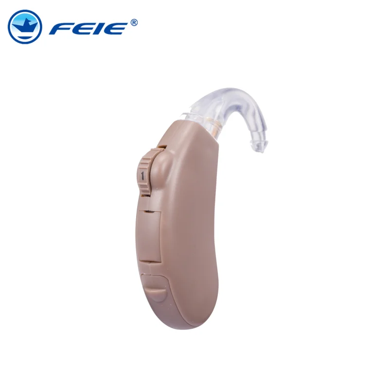 BTE High Power Elderly People With Severe Hearing Loss Rechargeable Hearing Aid Headset, Sound Amplifier Is Not Programmable