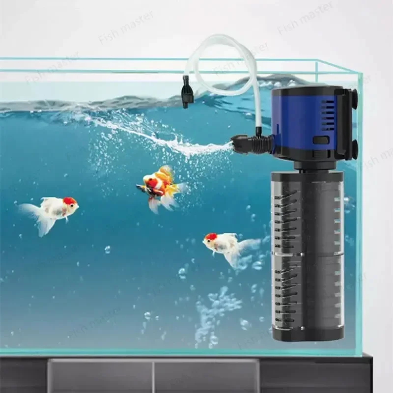 4 In 1 submersible filter water pump air pump wave maker water circulation Sponge Filter For Aquarium Fish Tank