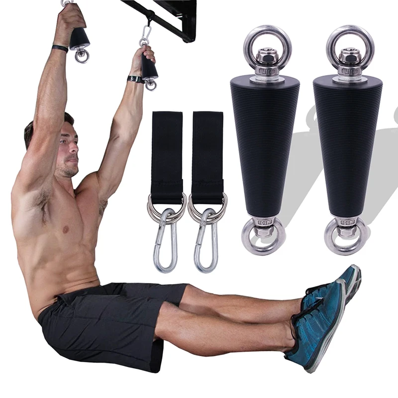 Gym Exercise Grip Handles Pull Ups Training For Strengthen Cable Machine Attachment Cone Multipurpose Heavy Duty Grips