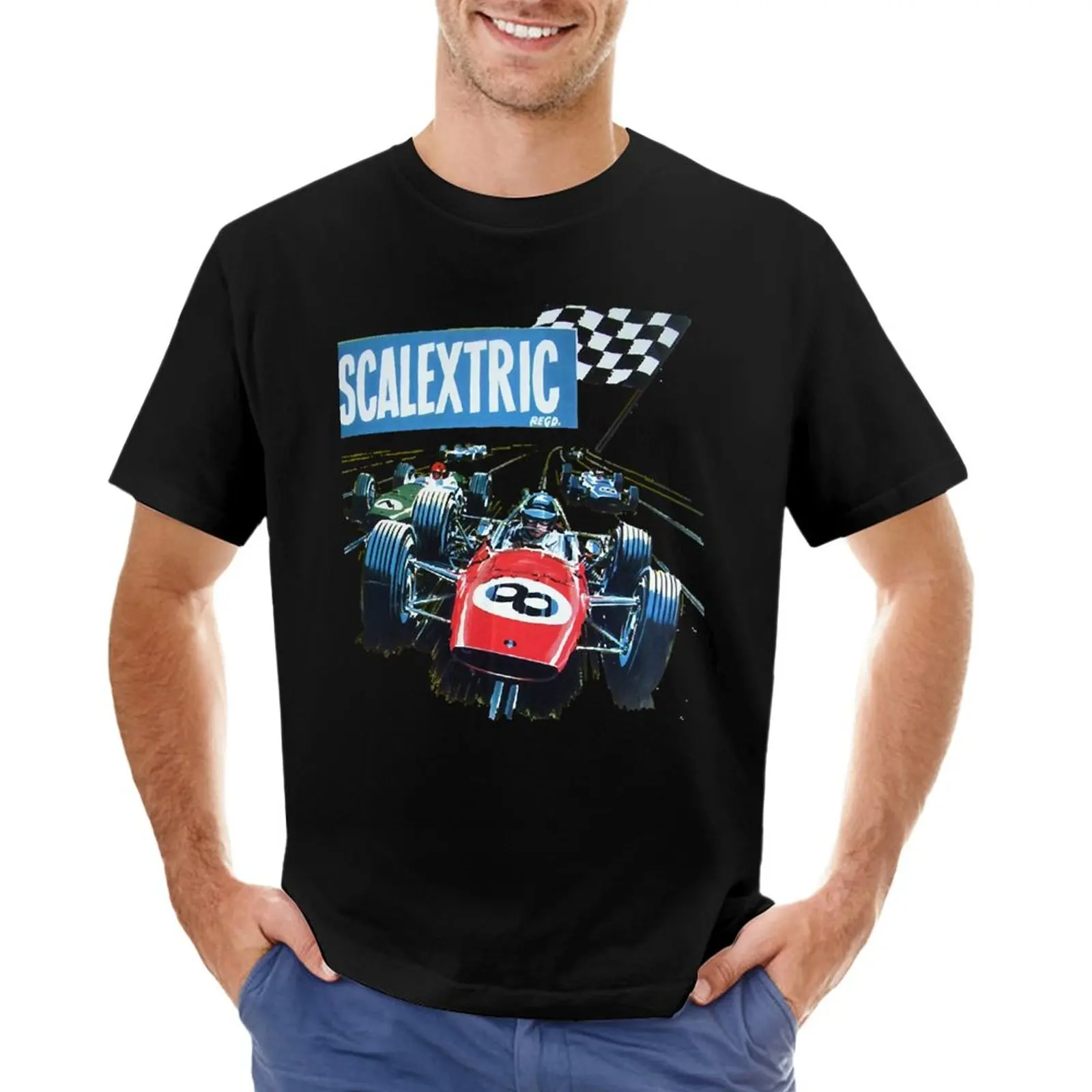 Scalextric T-Shirt T-Shirt summer clothes Blouse oversized t shirt mens graphic t-shirts big and tall