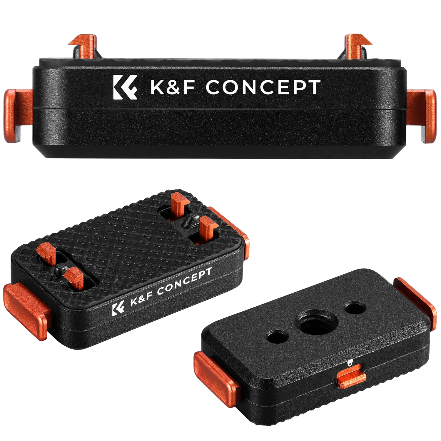 K&F CONCEPT Magnetische Schnellwechselhalterung für Insta360 X6 X5 Ace Pro Aluminiumlegierungs-Basis mit Sicherheitsverriege – Detail 9